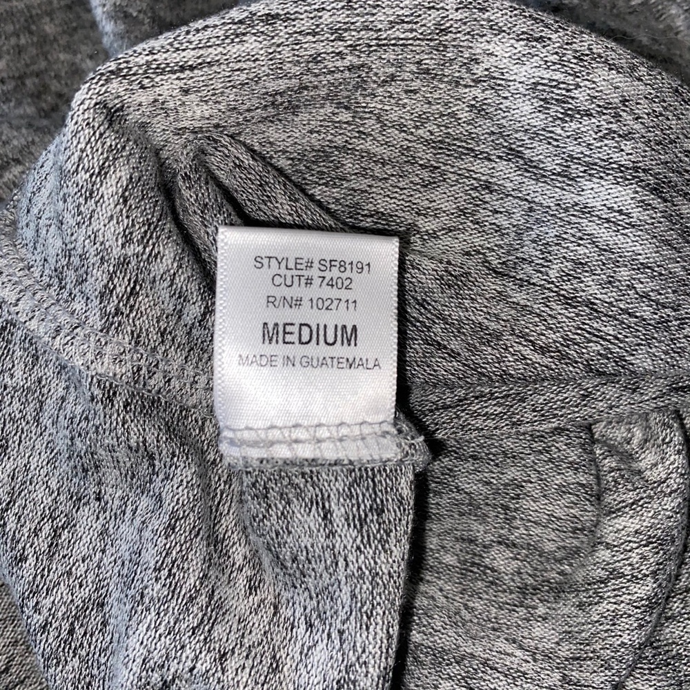 Gibson Off The Shoulder Grey Sweater - Picture 4 of 16